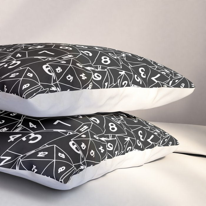 Dungeon Master RPG Gamer Dice Pillow Sham Gallery Image 3
