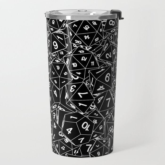 Dungeon Master RPG Gamer Dice Travel Mug Gallery Image 2