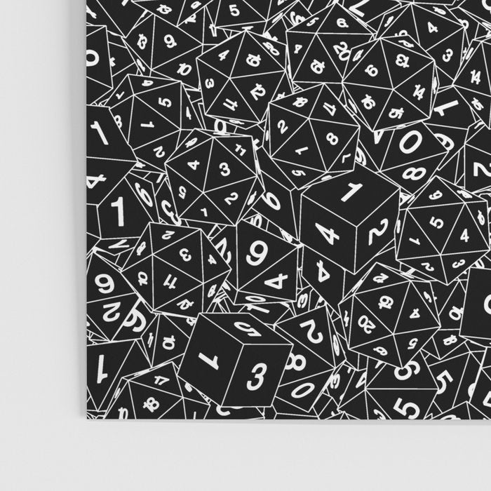 Dungeon Master RPG Gamer Dice Poster Gallery Image 3