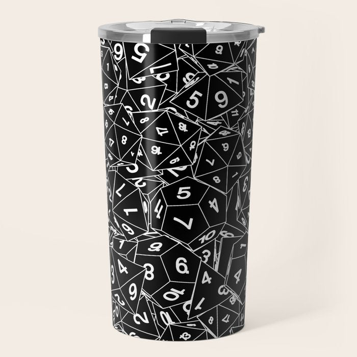 Dungeon Master RPG Gamer Dice Travel Mug Gallery Image 1