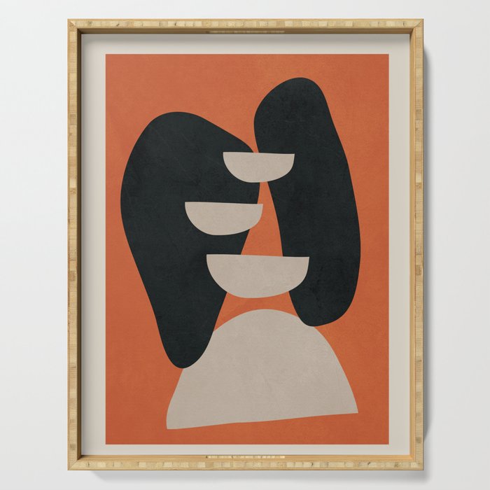 Abstract Balance 6 Serving Tray Gallery Image 1