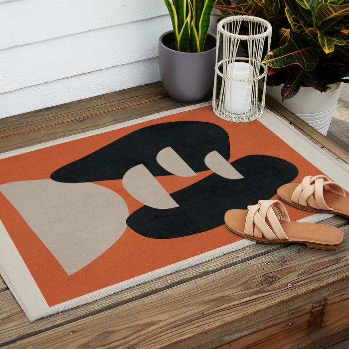Abstract Balance 6 Outdoor Rug Gallery Image 2