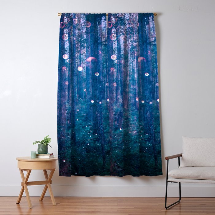 Fairy Lights Window Curtain Gallery Image 1