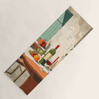Rustic Holiday Courtyard Still Life Yoga Mat Gallery Image 1