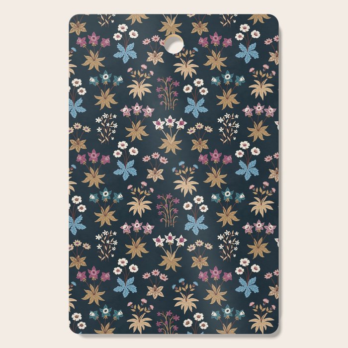 Romantic Botanica - Tapestry Bouquet in Navy Cutting Board Gallery Image 1