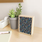 Romantic Botanica - Tapestry Bouquet in Navy Mini Art Print Gallery Image 2
