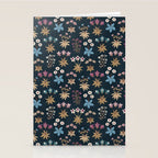 Romantic Botanica - Tapestry Bouquet in Navy Stationery Card Gallery Image 2