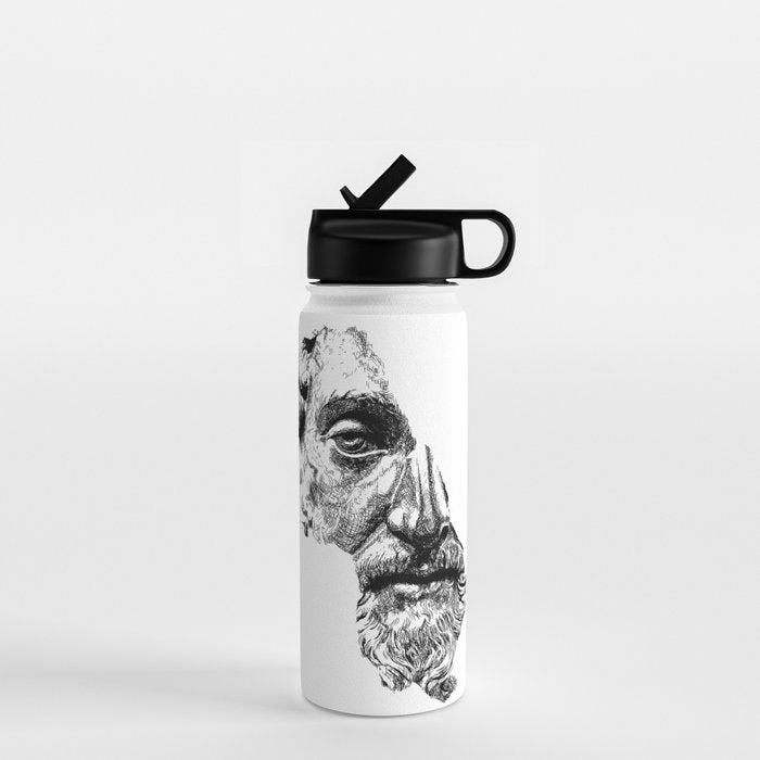 MARCUS AURELIUS ANTONINUS AUGUSTUS / Black Water Bottle Gallery Image 1