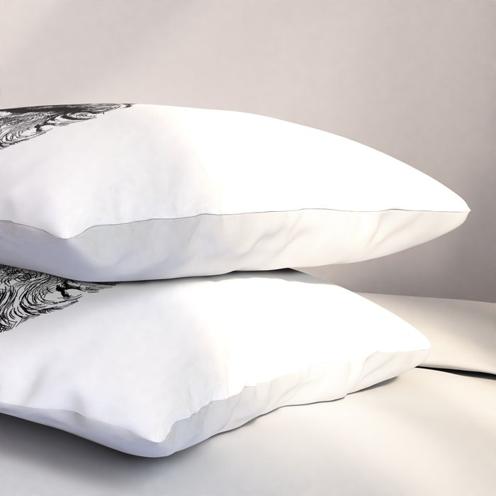 MARCUS AURELIUS ANTONINUS AUGUSTUS / Black Pillow Sham Gallery Image 3