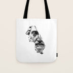 MARCUS AURELIUS ANTONINUS AUGUSTUS / Black Tote Bag Gallery Image 1