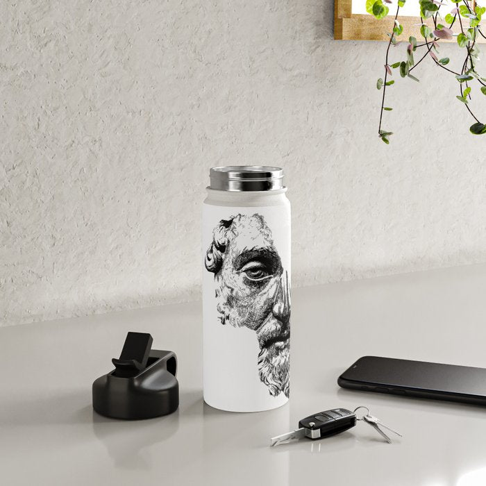 MARCUS AURELIUS ANTONINUS AUGUSTUS / Black Water Bottle Gallery Image 4
