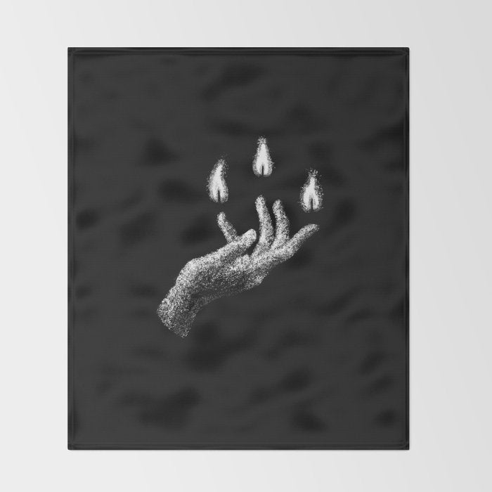 A Light in the Dark Throw Blanket Gallery Image 2