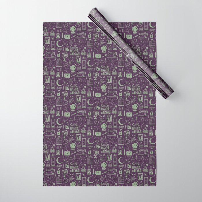Haunted Attic: Phantom Wrapping Paper Gallery Image 1