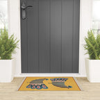 Striped Bird Pair II Welcome Mat Gallery Image 3