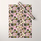 Illuminated garden silhouette Wrapping Paper Gallery Image 1