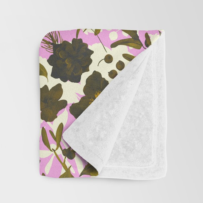 Illuminated garden silhouette Throw Blanket Gallery Image 3