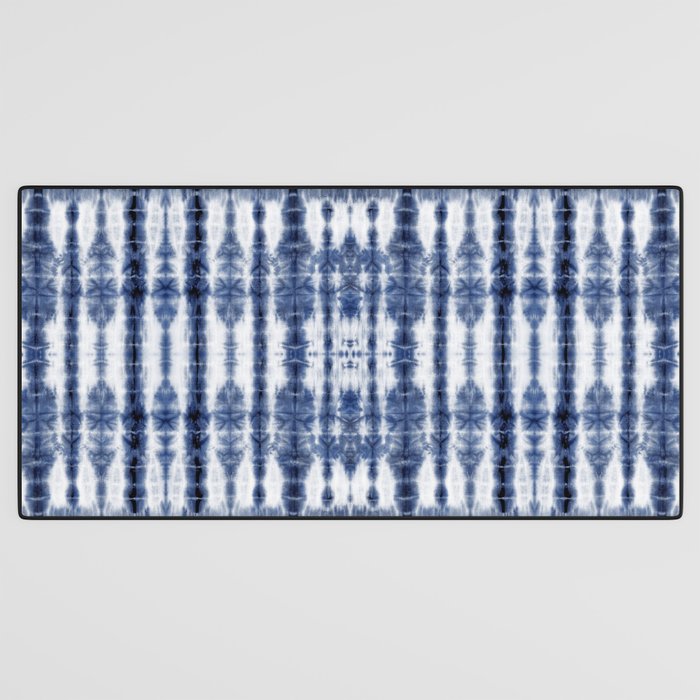 Tiki Shibori Blue Desk Mat Gallery Image 3