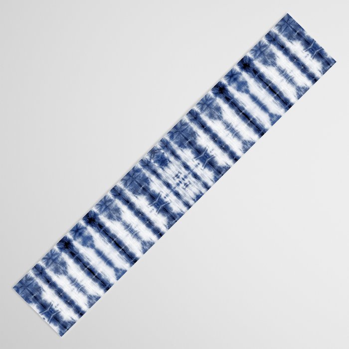 Tiki Shibori Blue Table Runner Gallery Image 3