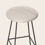 Modern Minimal Line Abstract XXXIII Stool Gallery Image 2