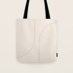 Modern Minimal Line Abstract XXXIII Tote Bag Gallery Image 1