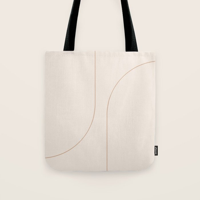 Modern Minimal Line Abstract XXXIII Tote Bag Gallery Image 1