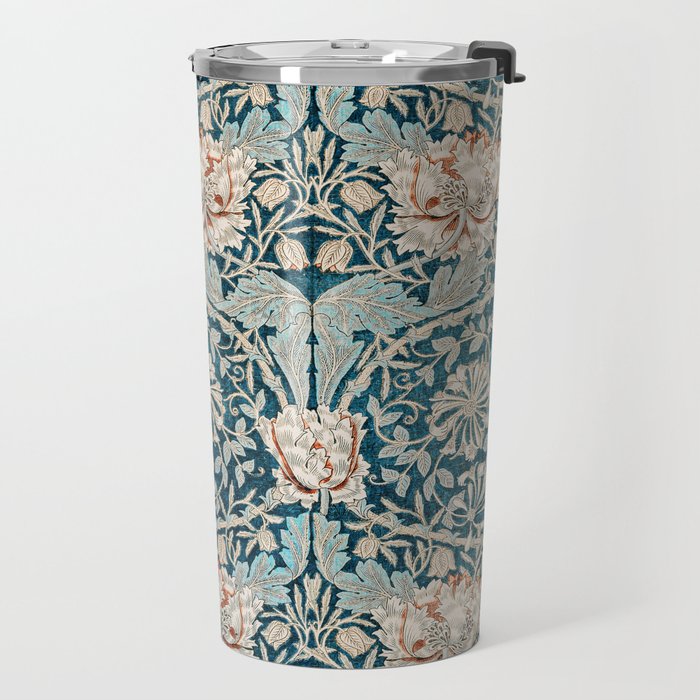 William Morris Honeysuckle pattern 1876 Travel Mug Gallery Image 2