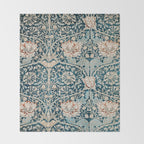 William Morris Honeysuckle pattern 1876 Throw Blanket Gallery Image 2