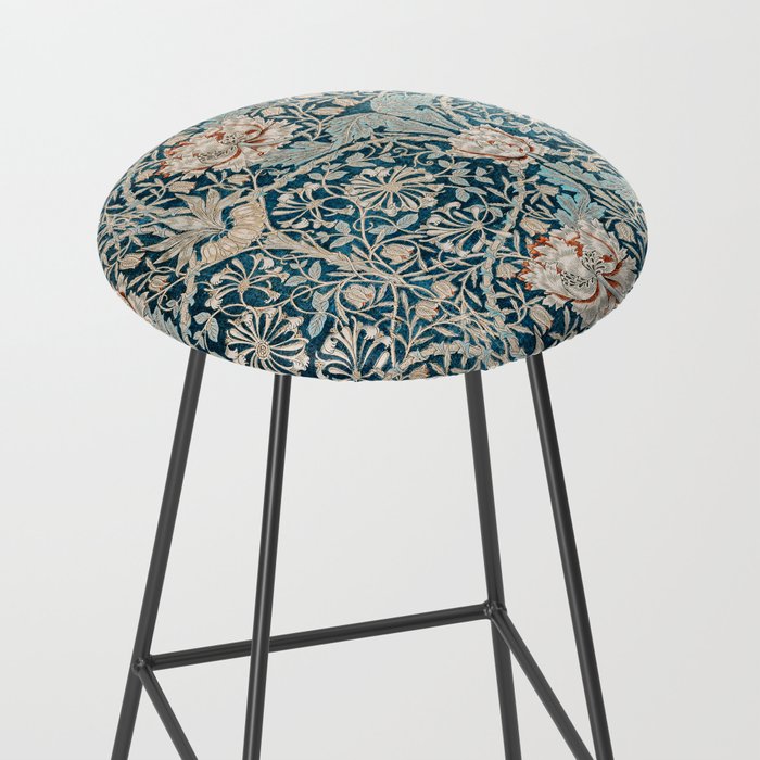 William Morris Honeysuckle pattern 1876 Stool Gallery Image 2