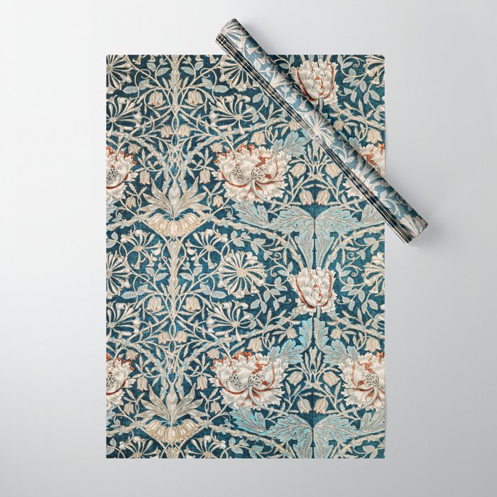 William Morris Honeysuckle pattern 1876 Wrapping Paper Gallery Image 1