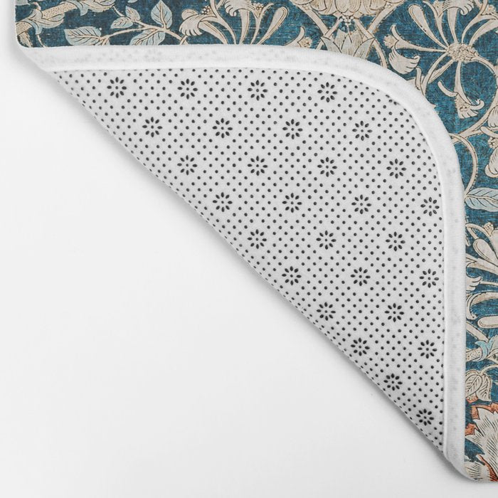 William Morris Honeysuckle pattern 1876 Bath Mat Gallery Image 2