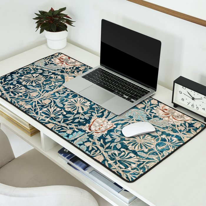 William Morris Honeysuckle pattern 1876 Desk Mat Gallery Image 2