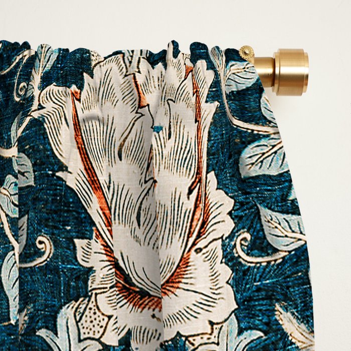 William Morris Honeysuckle pattern 1876 Window Curtain Gallery Image 2
