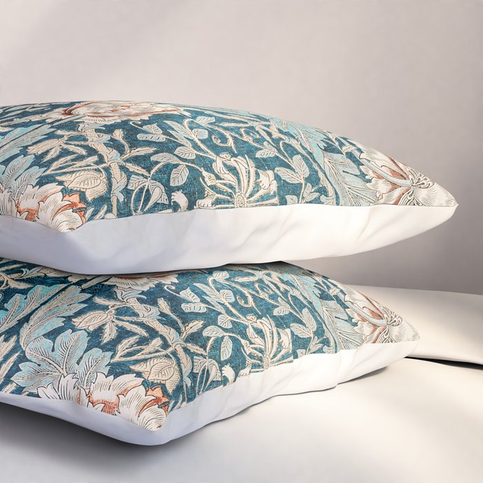 William Morris Honeysuckle pattern 1876 Pillow Sham Gallery Image 3