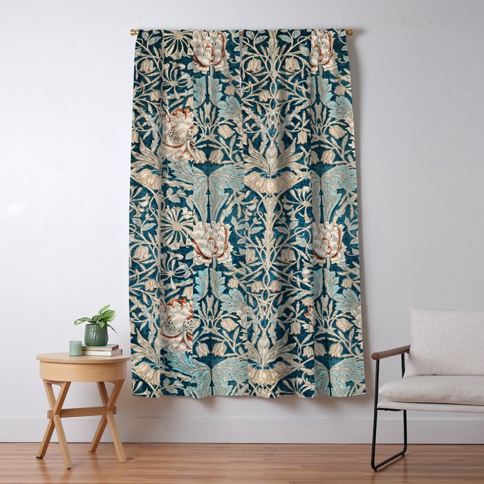 William Morris Honeysuckle pattern 1876 Window Curtain Gallery Image 5