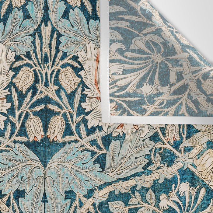 William Morris Honeysuckle pattern 1876 Wall Tapestry Gallery Image 3