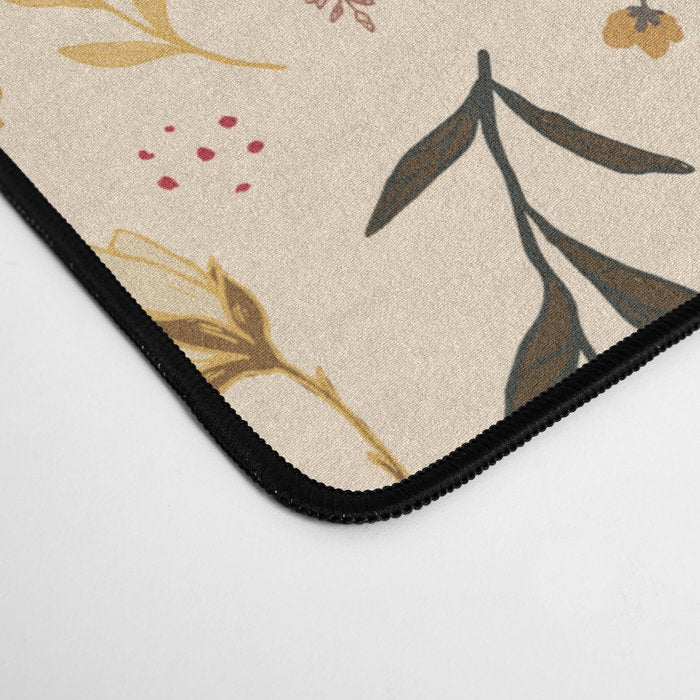 Spring Garden Flower Collection - Cream Desk Mat Gallery Image 4