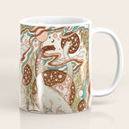 Jurassic Portal | Retro Rainbow Palette | Dinosaur Science Fiction Art Coffee Mug Gallery Image 1