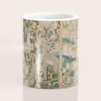 Antique 16th Century Flemish Gothic Woodland Animal Landscape Tapestry Coffee Mug Gallery Image 4