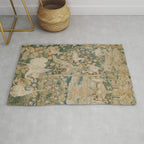 Antique 16th Century Flemish Gothic Woodland Animal Landscape Tapestry Rug Gallery Image 1