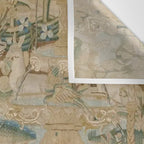 Antique 16th Century Flemish Gothic Woodland Animal Landscape Tapestry Wall Tapestry Gallery Image 3
