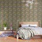 Antique 16th Century Flemish Gothic Woodland Animal Landscape Tapestry Wallpaper Gallery Image 3