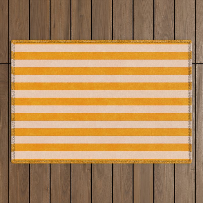STRIPES 001 J - Honey Outdoor Rug Gallery Image 1