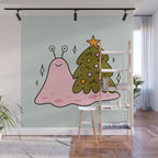 Christmas Tree Snail Wall Mural Gallery Image 1
