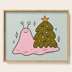 Christmas Tree Snail Serving Tray Gallery Image 1