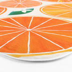 Orange Slices With Blossoms Bath Mat Gallery Image 3