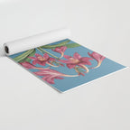 Flowers in Black Vase 1 Yoga Mat Gallery Image 2