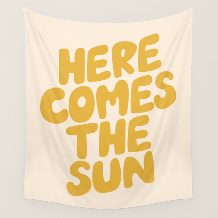 Here Comes the Sun Wall Tapestry Gallery Image 4