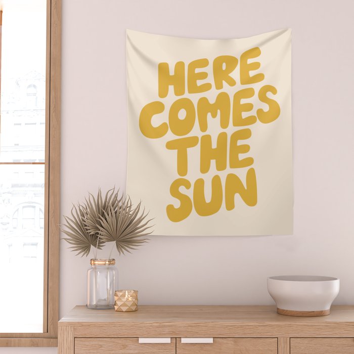 Here Comes the Sun Wall Tapestry Gallery Image 2