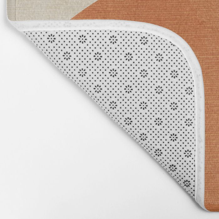 mid century boho shape minimal Bath Mat Gallery Image 2