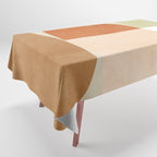 mid century boho shape minimal Tablecloth Gallery Image 1